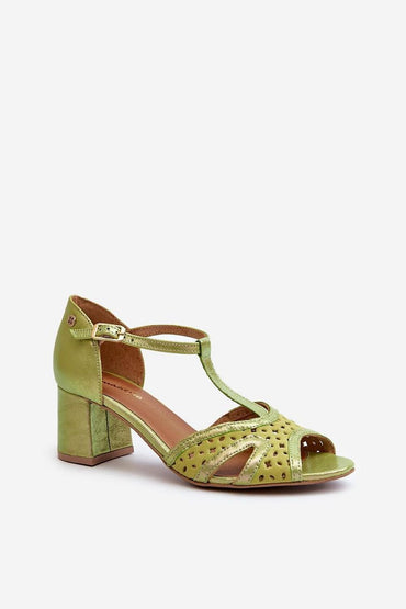 Heel sandals model 197702
