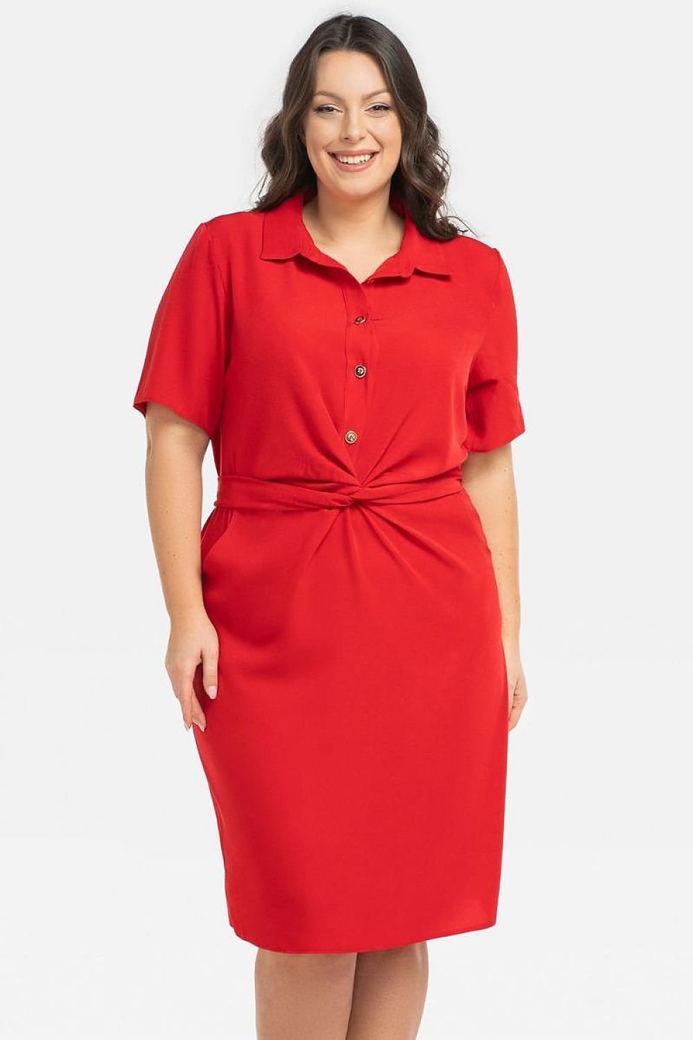 Plus size dress model 197776