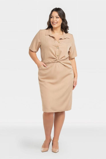 Plus size dress model 197777