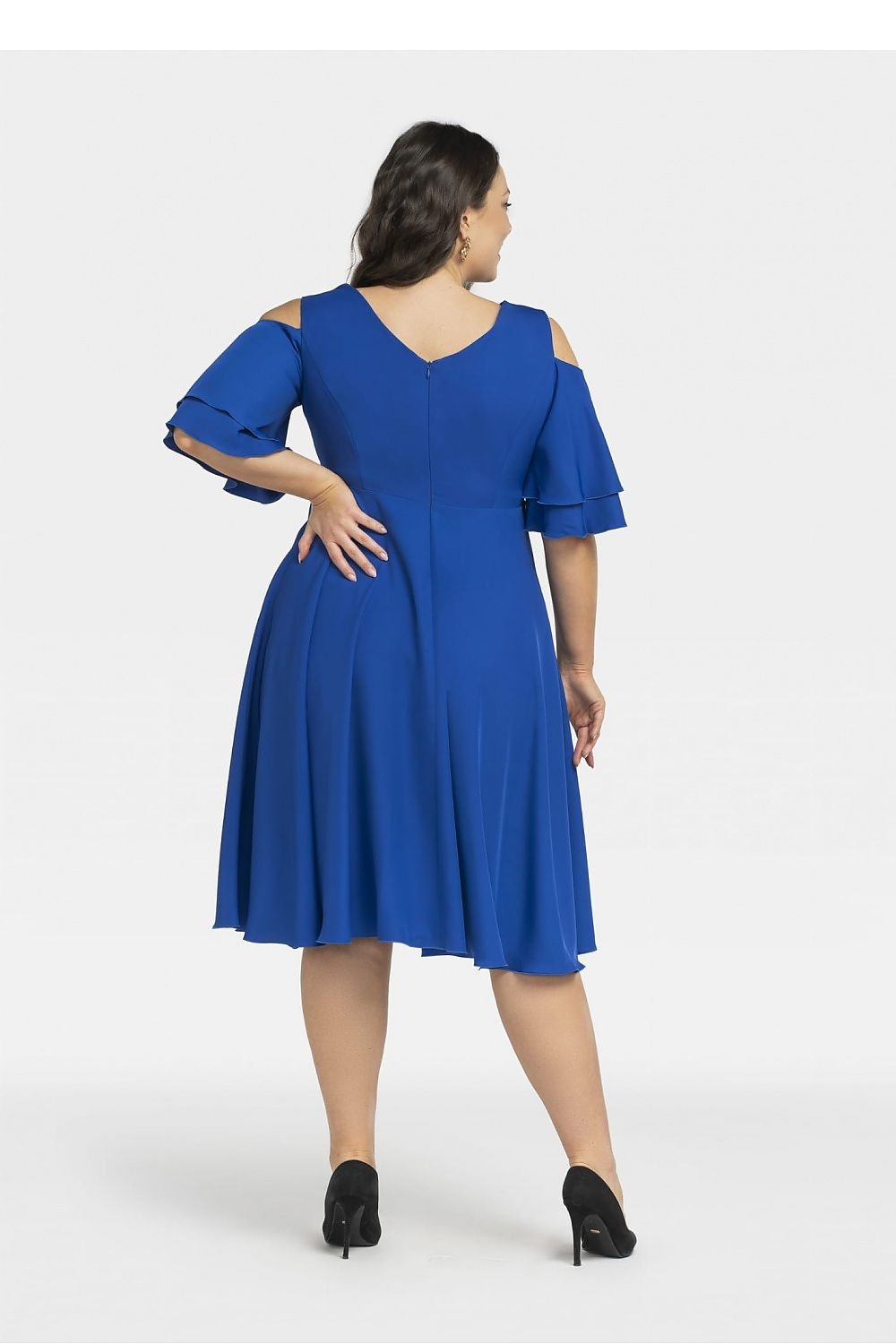 Plus size dress model 198328