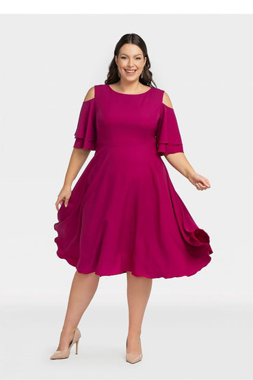 Plus size dress model 198330
