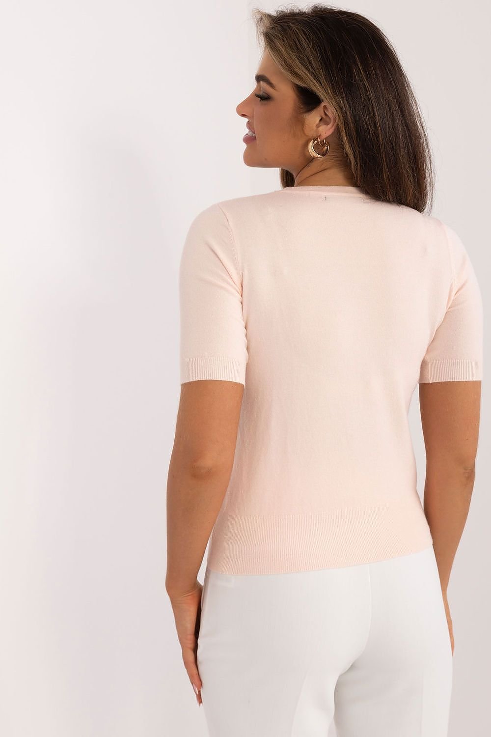 Short sleeve sweater model 199194