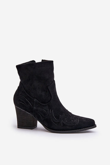 Heel boots model 201548