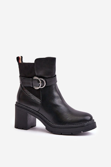Heel boots model 201700