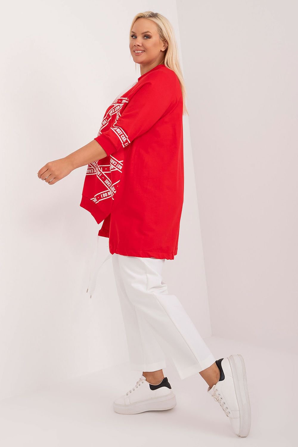 Plus size blouse model 201844