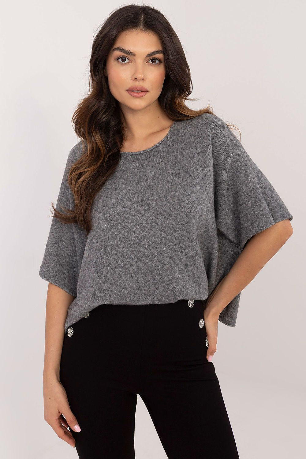 Short sleeve sweater model 203027