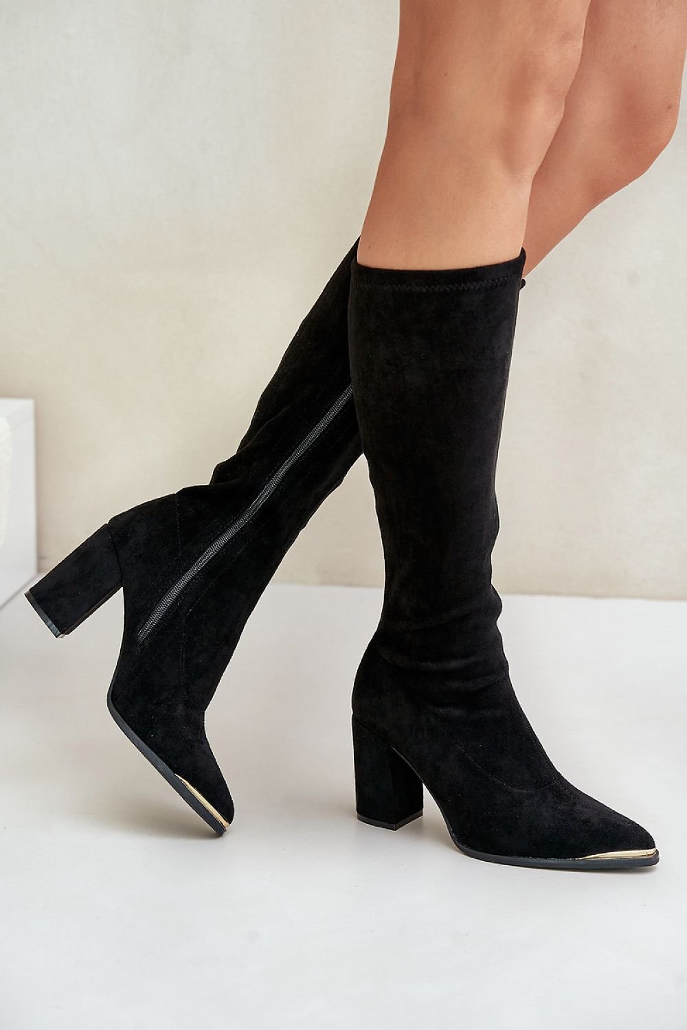 Heel boots model 203498