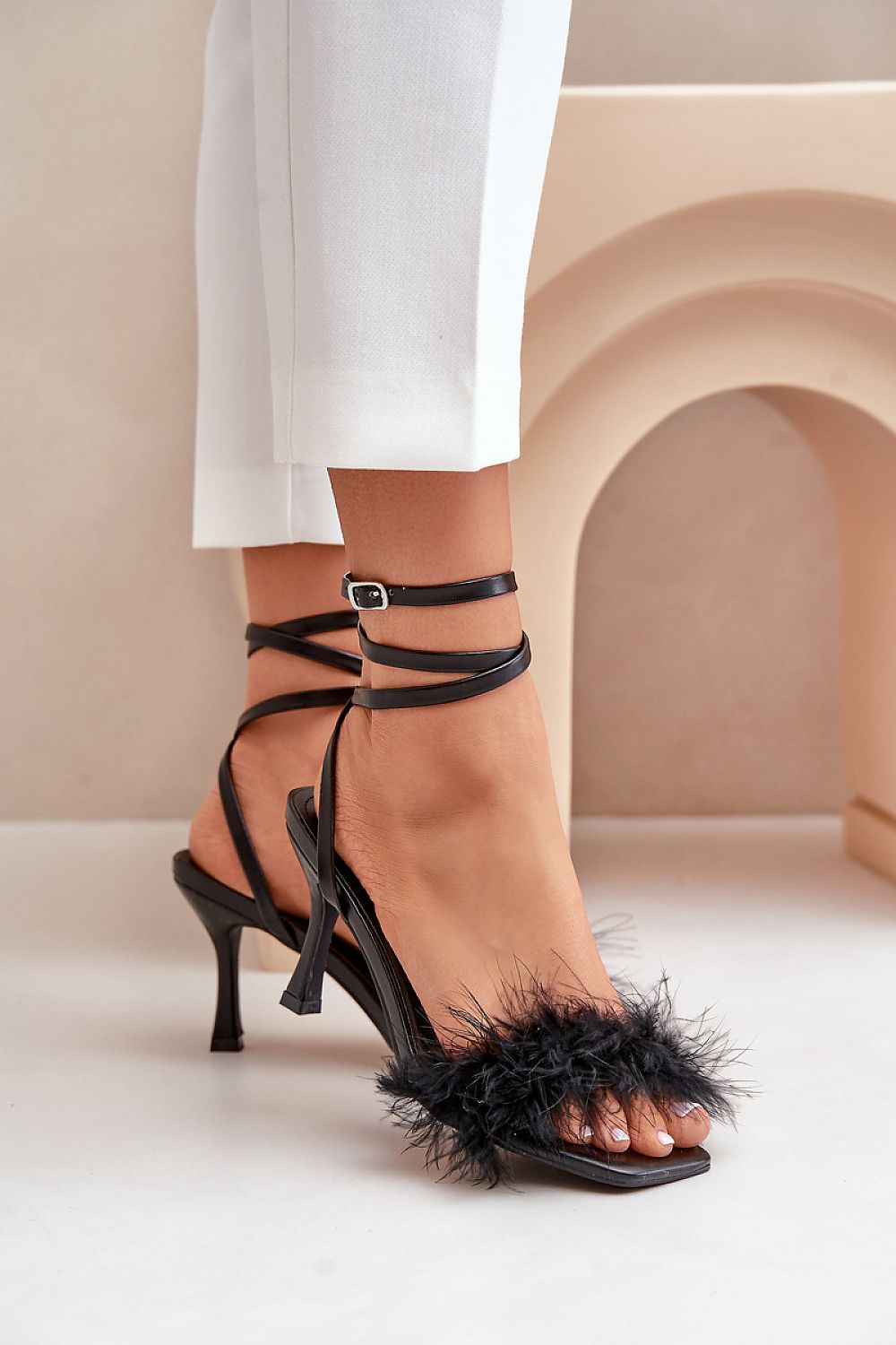 Heel sandals model 203593