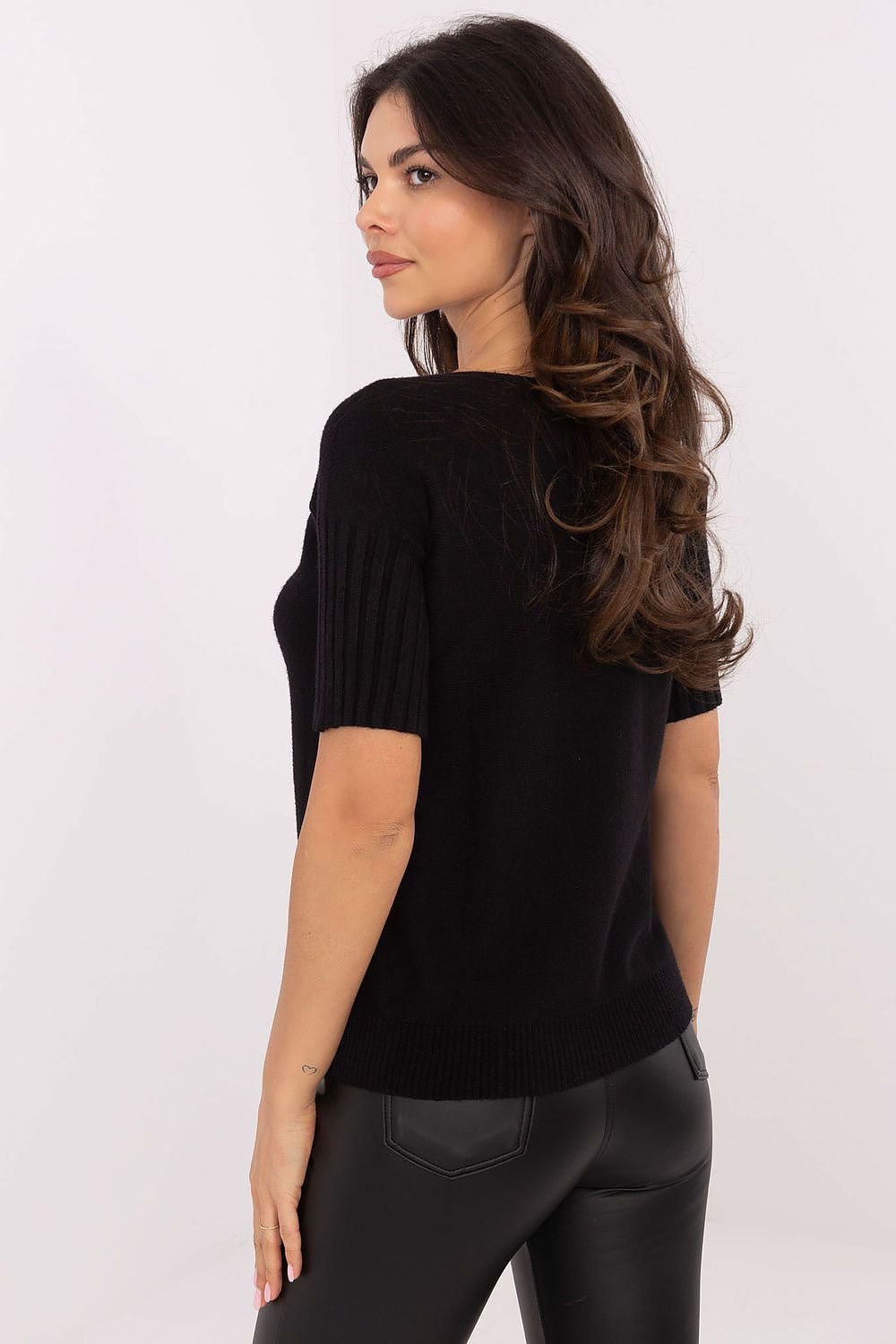 Short sleeve sweater model 203805