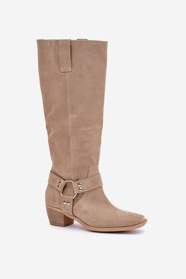 Heel boots model 203901