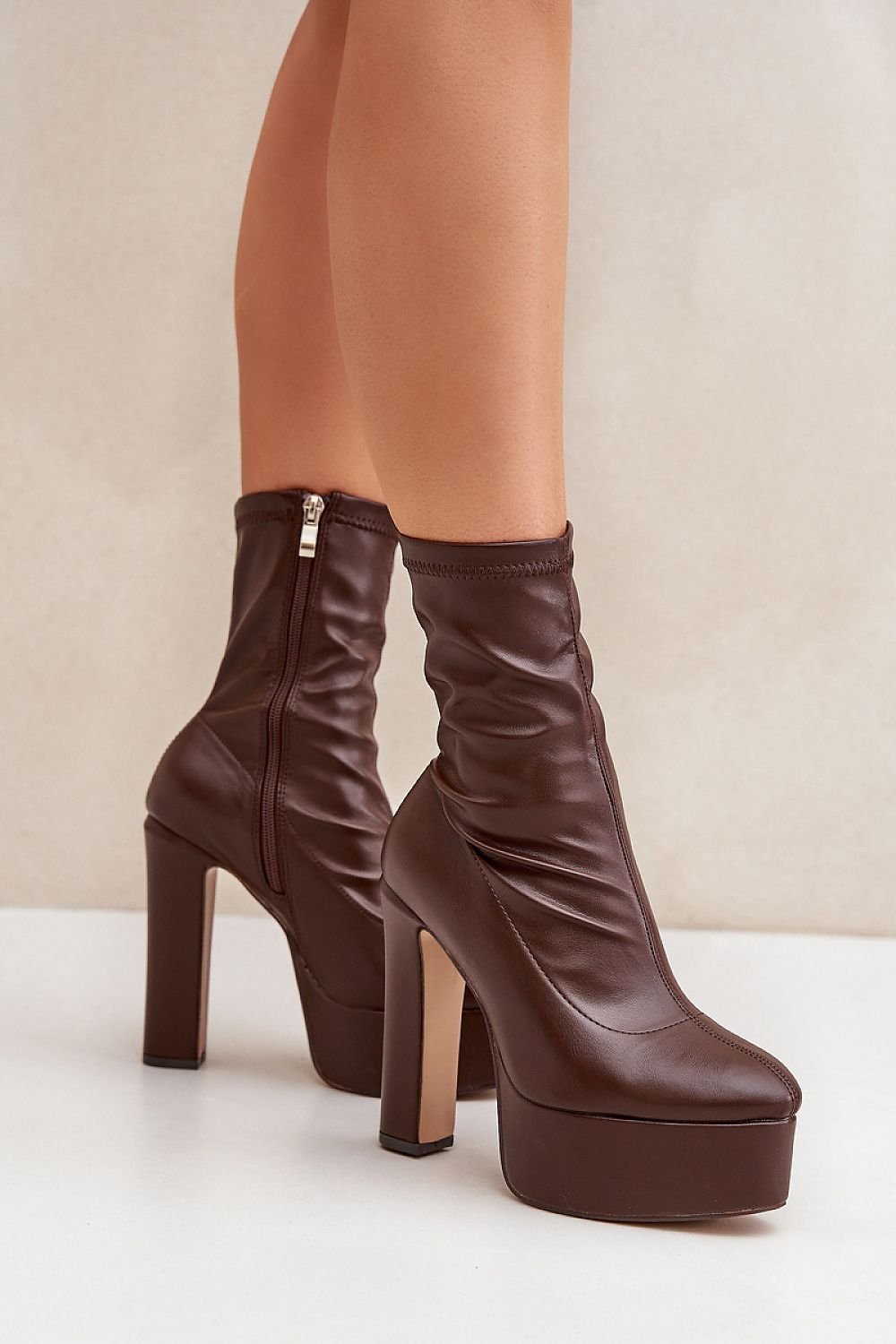 Heel boots model 204696