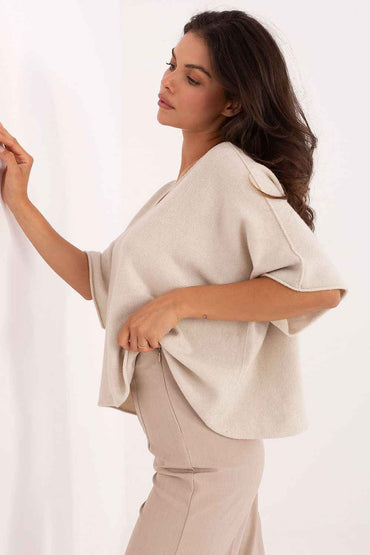 Short sleeve sweater model 216682