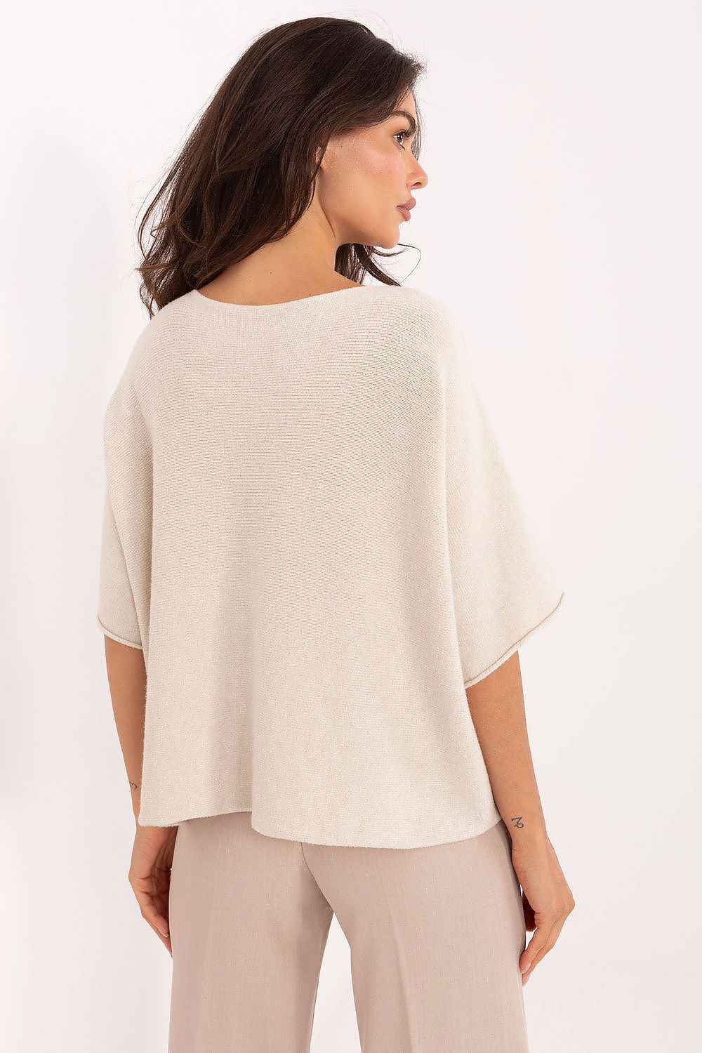 Short sleeve sweater model 216682
