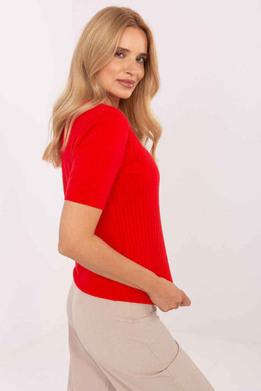 Short sleeve sweater model 216769