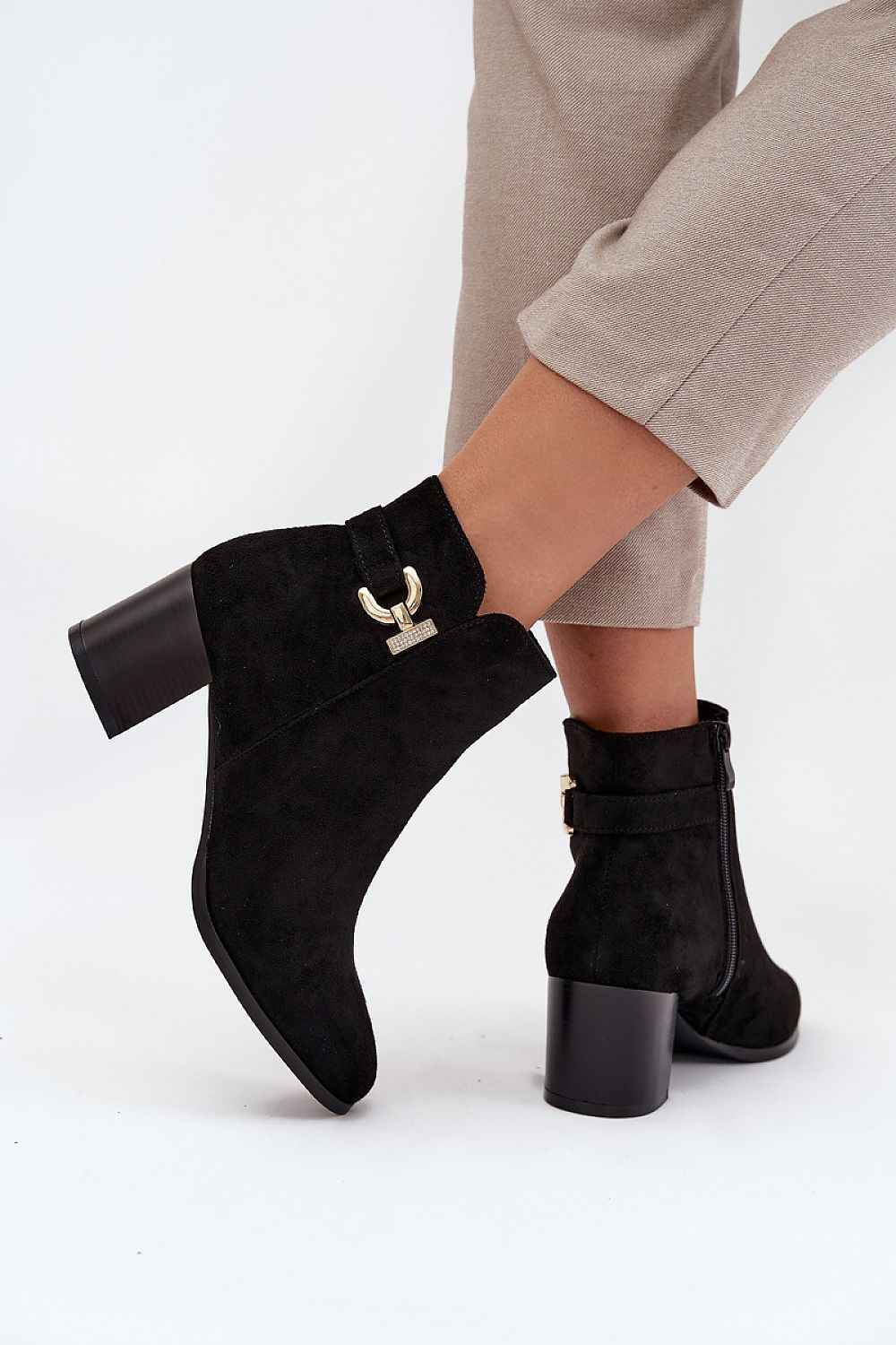 Heel boots model 216813
