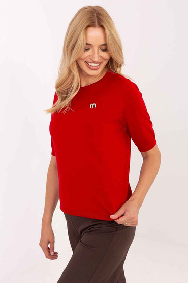 Short sleeve sweater model 216858