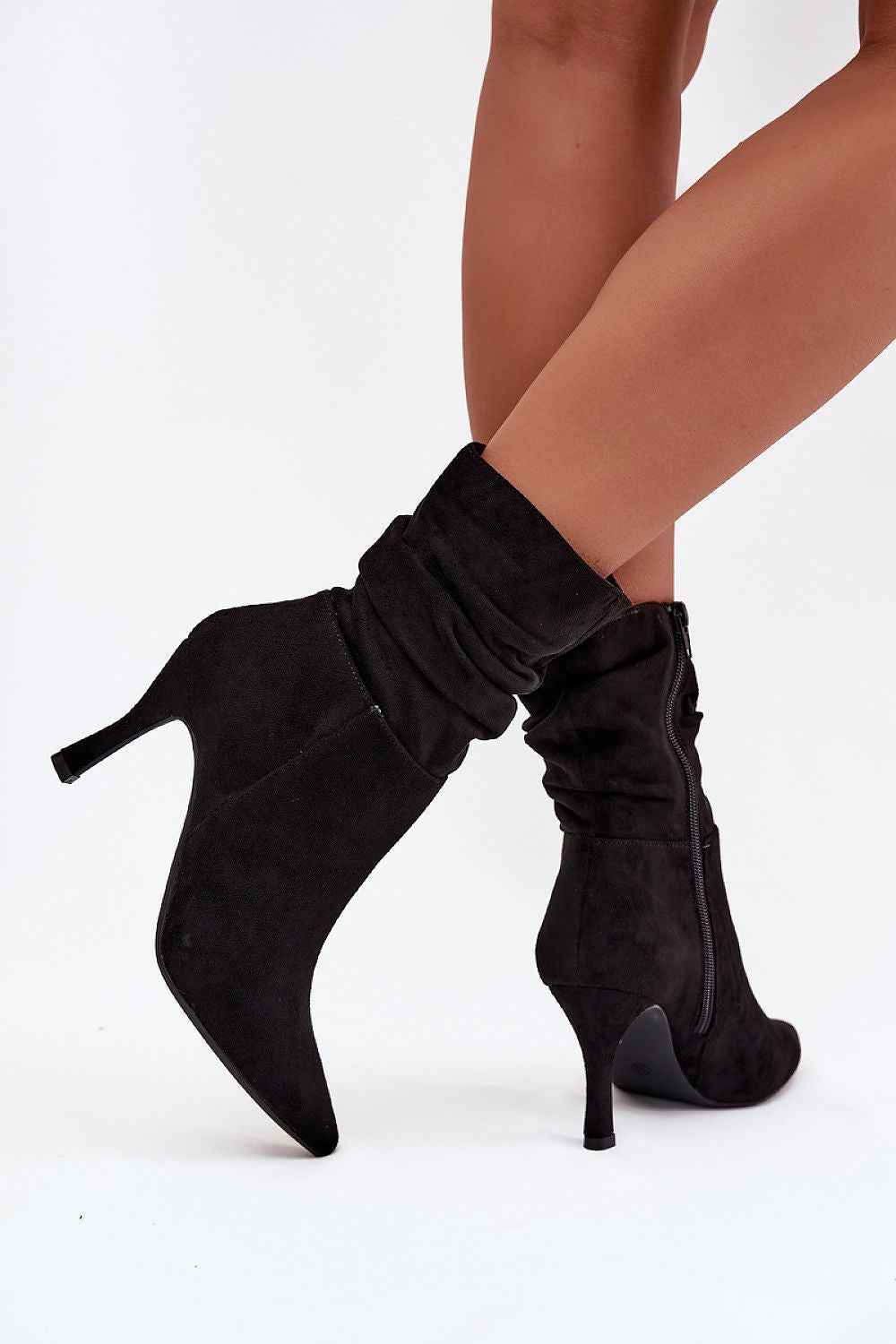 Heel boots model 217173