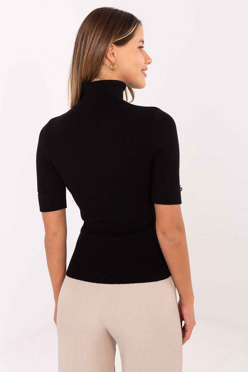 Short sleeve sweater model 217320