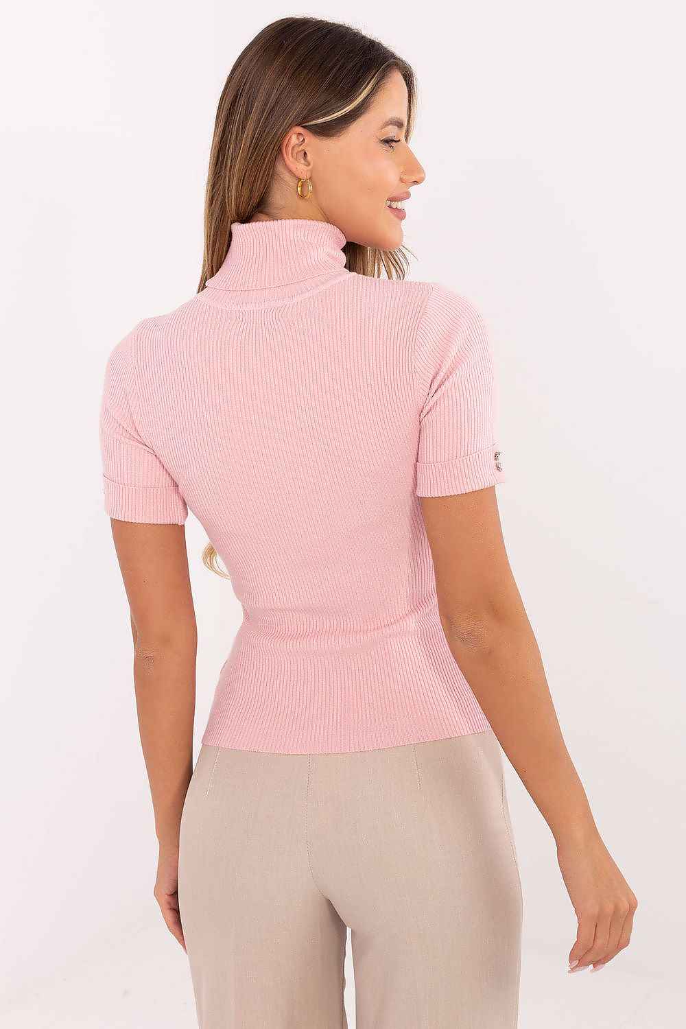 Short sleeve sweater model 217327