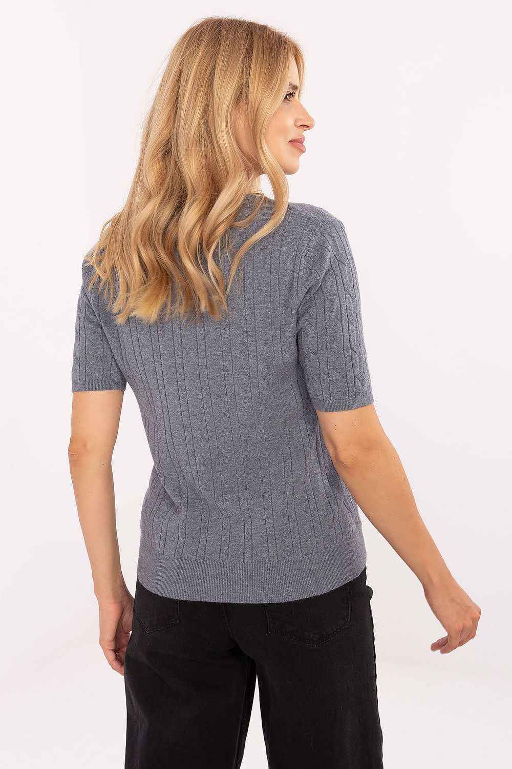 Short sleeve sweater model 217329