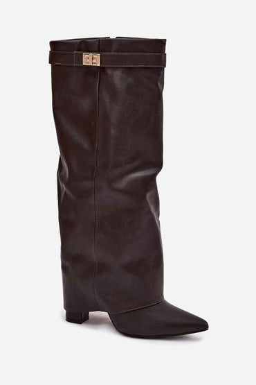 Heel boots model 218089