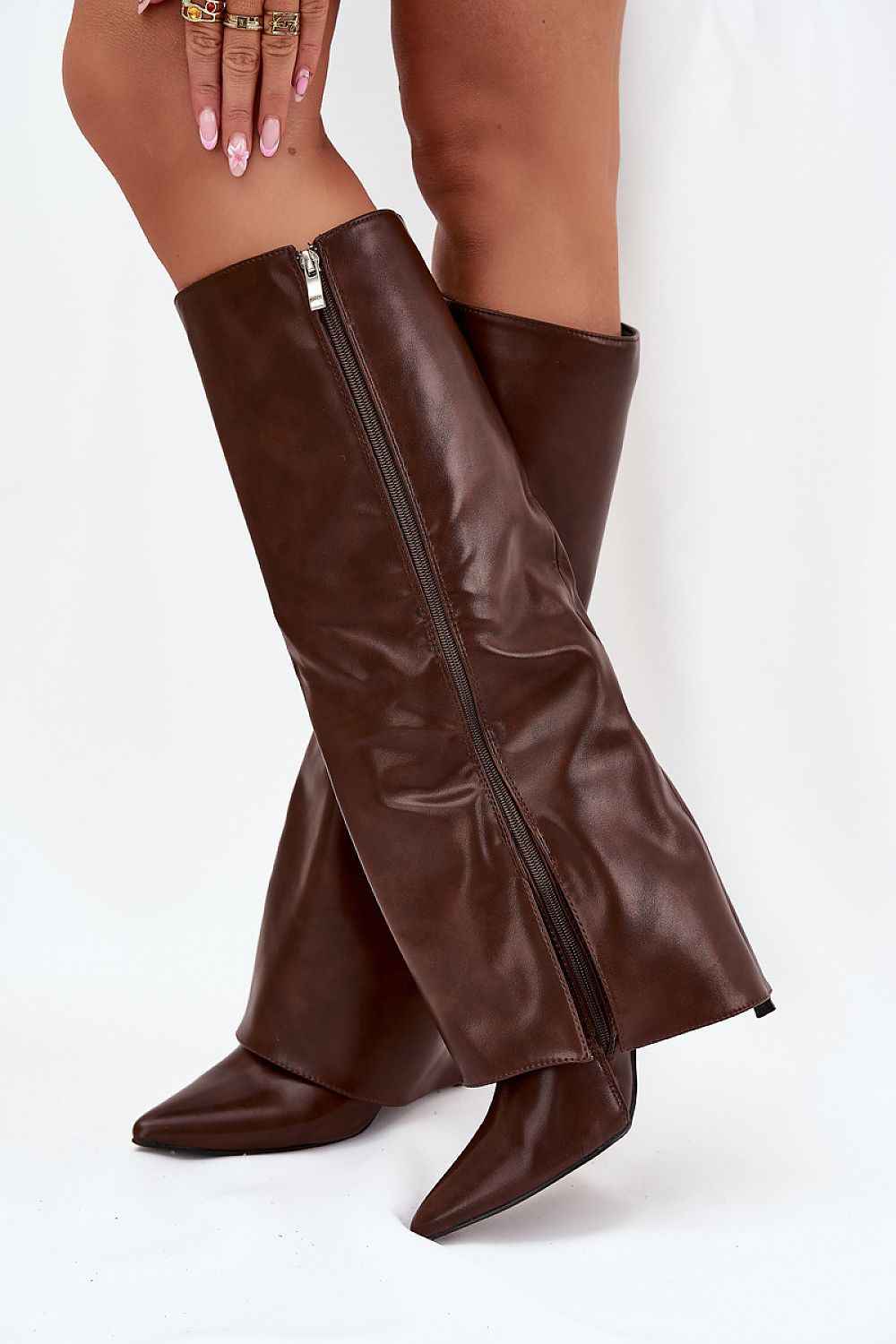 Heel boots model 218093