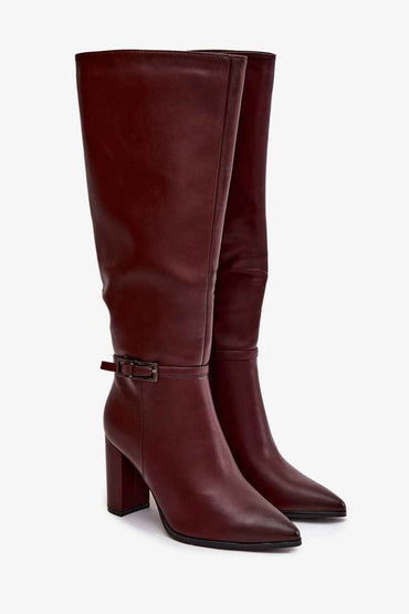 Heel boots model 218478