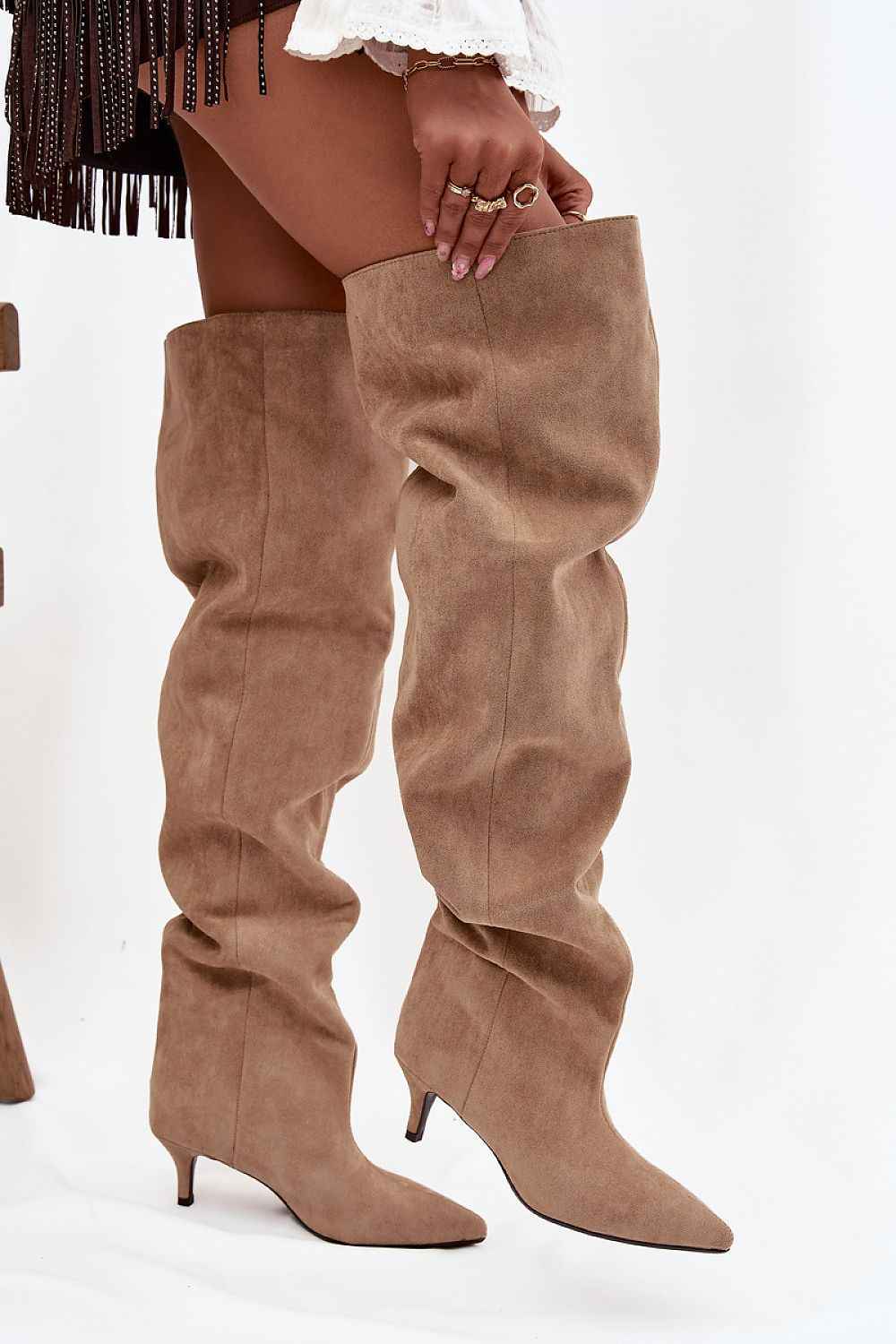 Heel boots model 219136
