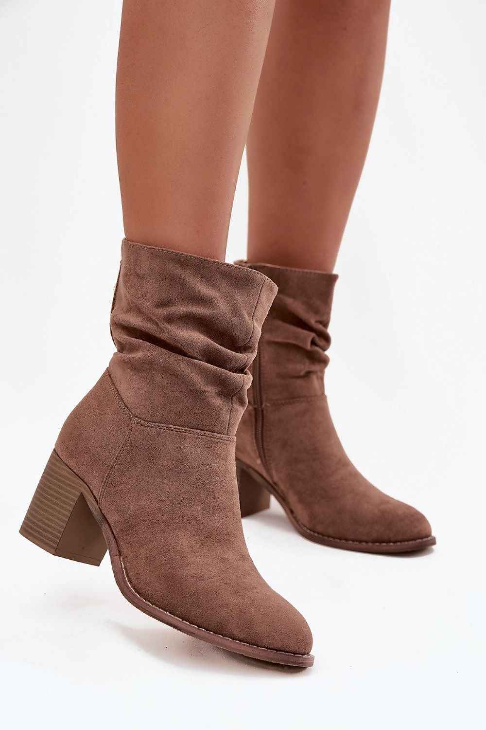 Heel boots model 219396