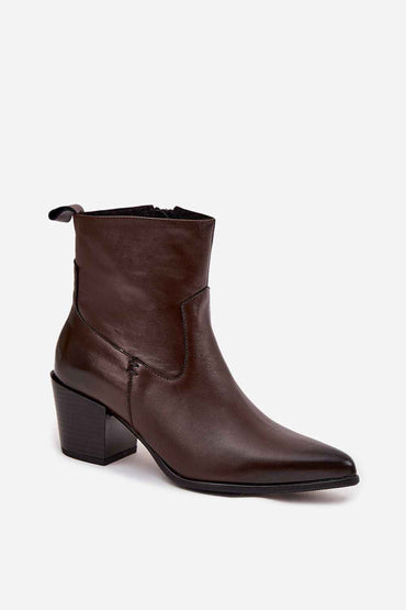 Heel boots model 219575