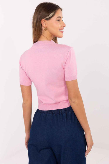 Short sleeve sweater model 219974