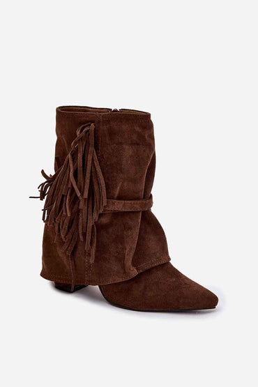 Heel boots model 221130