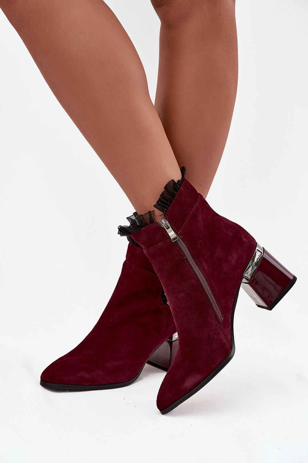 Heel boots model 221134
