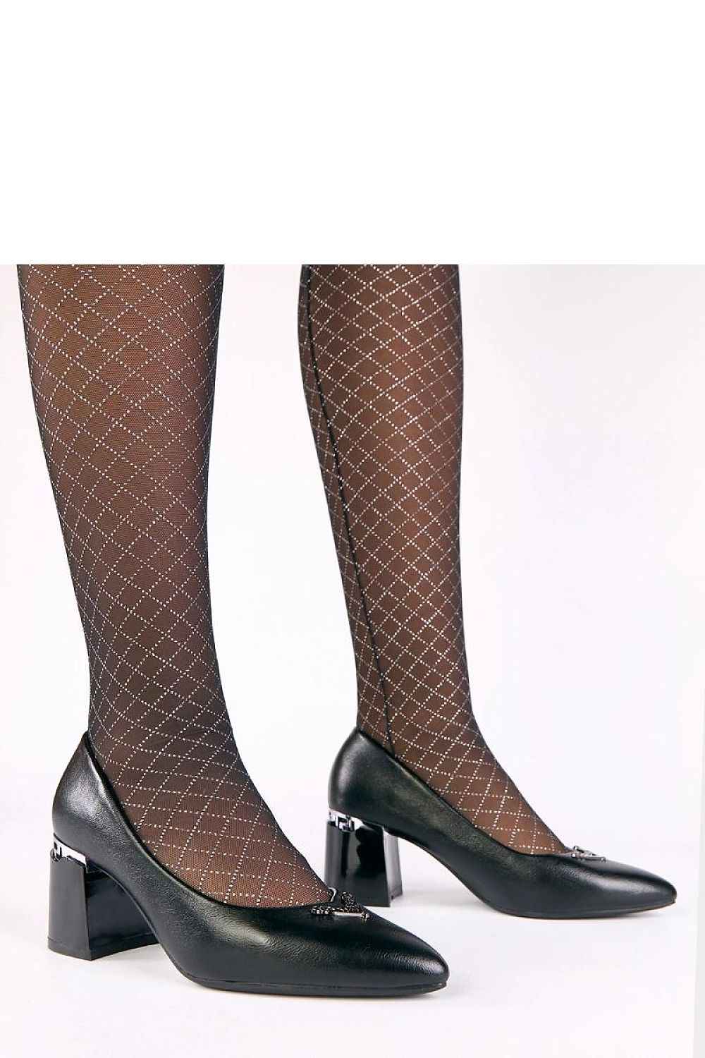 Block heel pumps model 221652