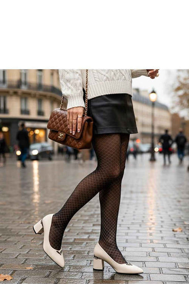 Block heel pumps model 221653