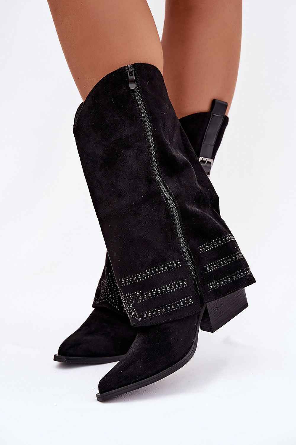 Heel boots model 221907