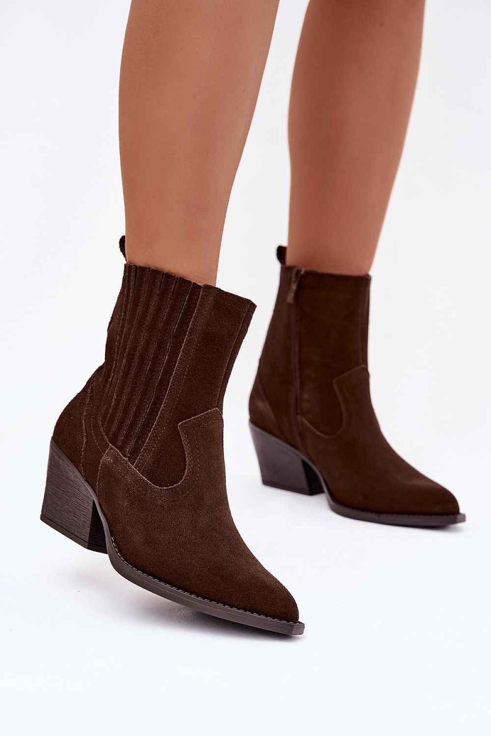 Heel boots model 222486