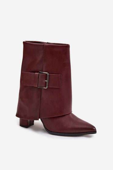 Heel boots model 222489