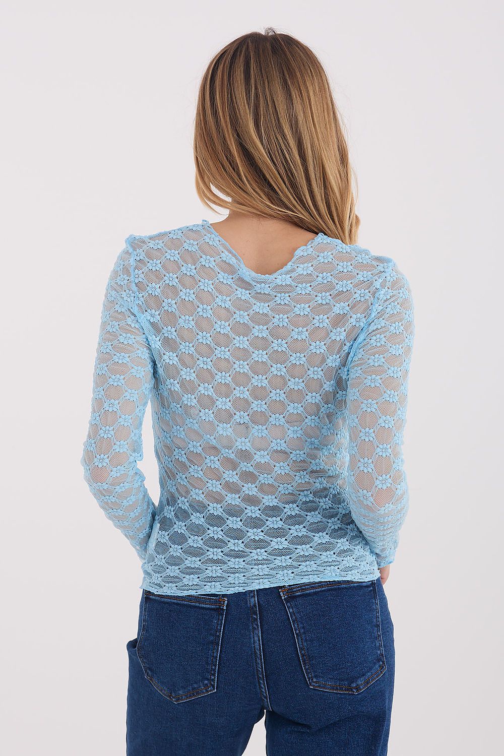 Lace blouse model 223076 Factory Price