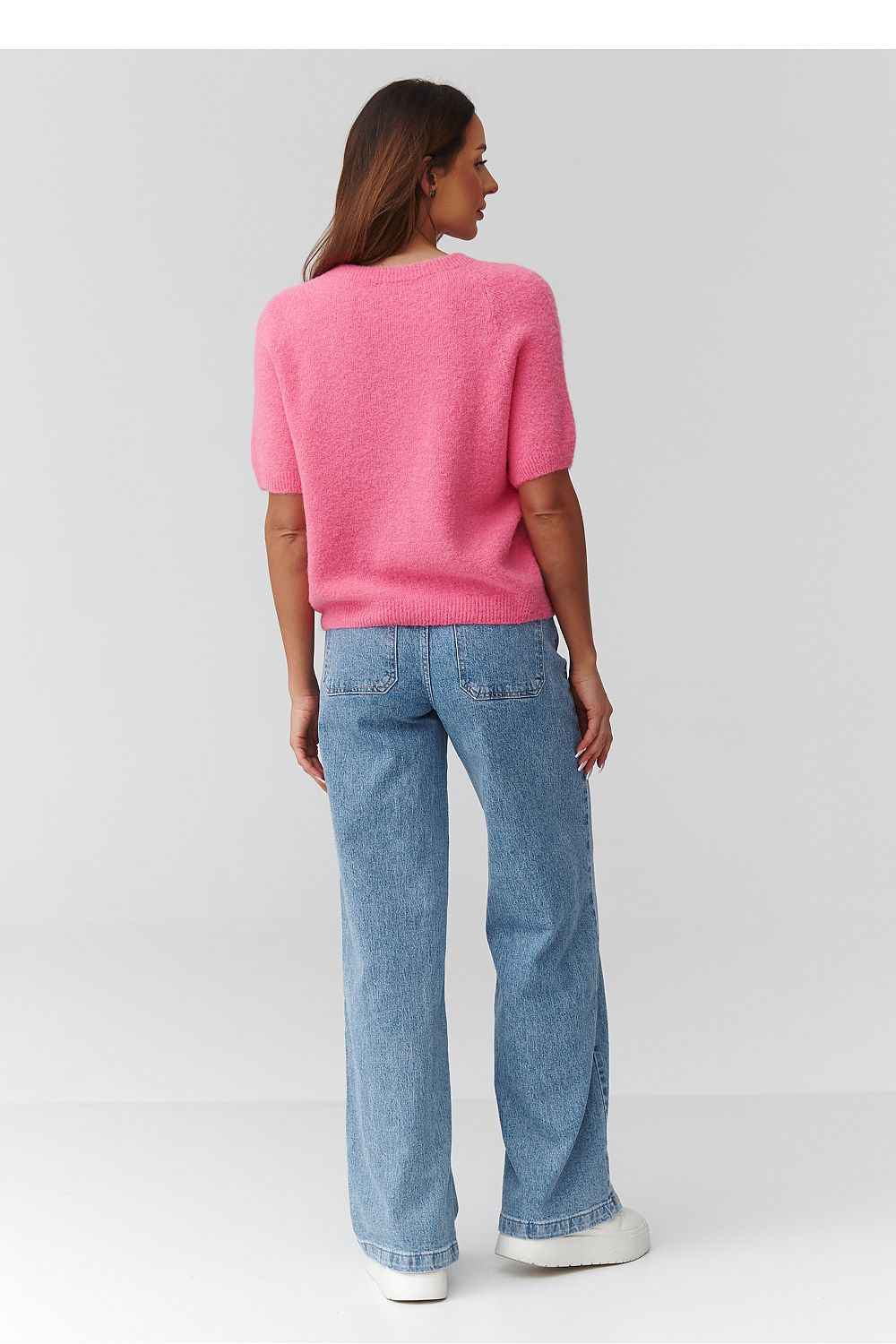 Short sleeve sweater model 224084