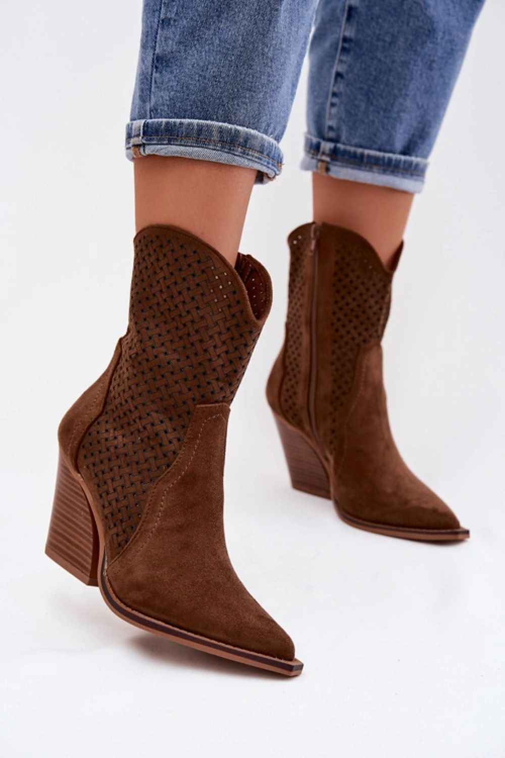 Heel boots model 224238
