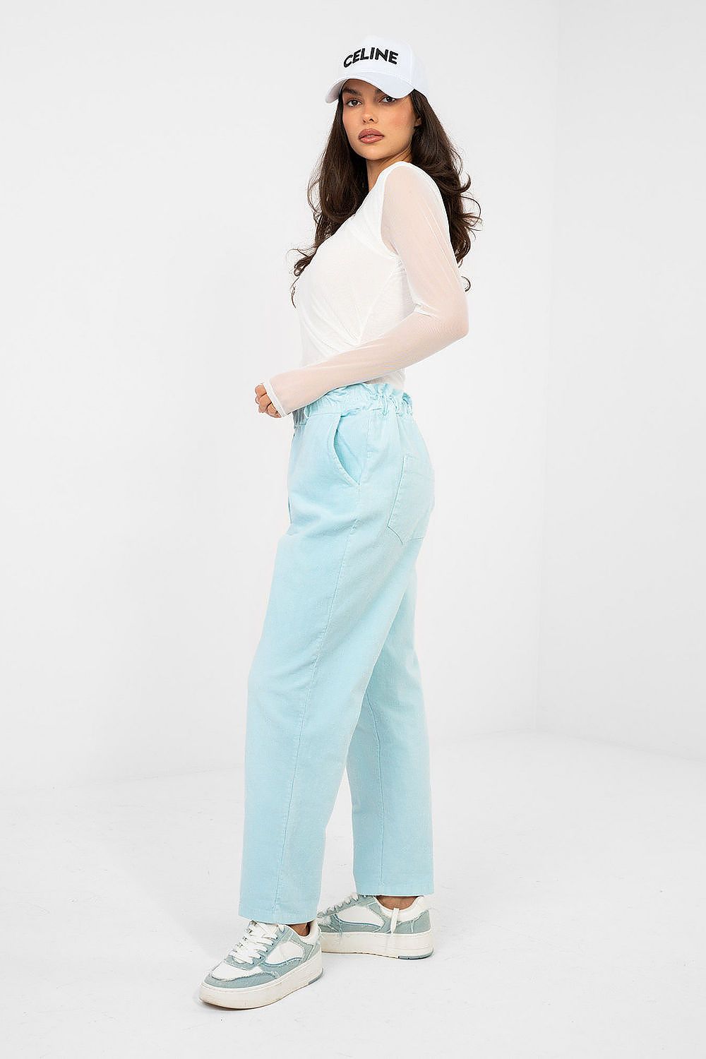 corduroy trousers model 224842 Italy Moda