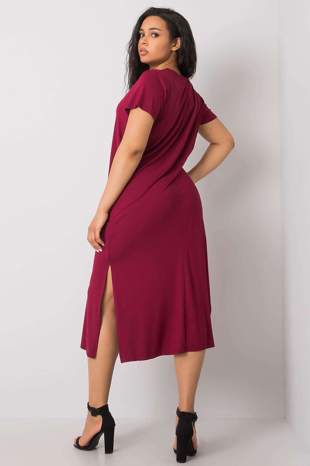 Plus size dress model 166010