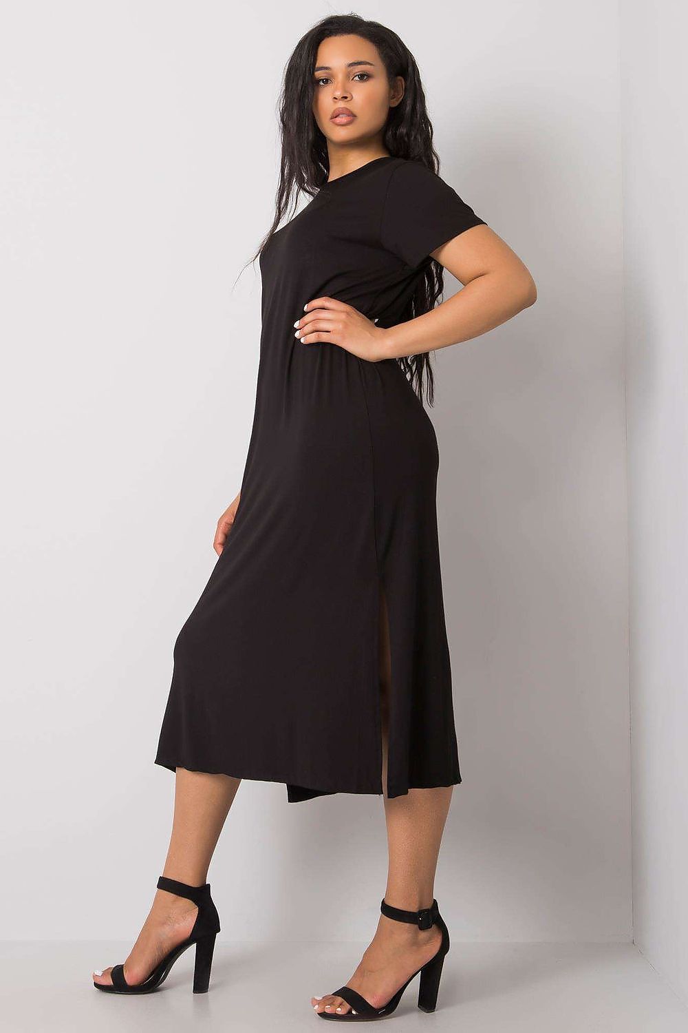 Plus size dress model 166013