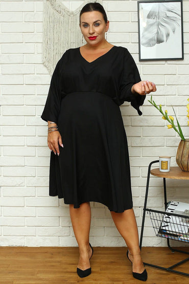 Plus size dress model 168959