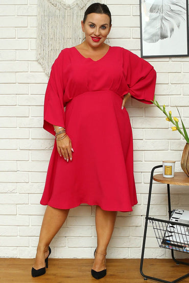 Plus size dress model 168961