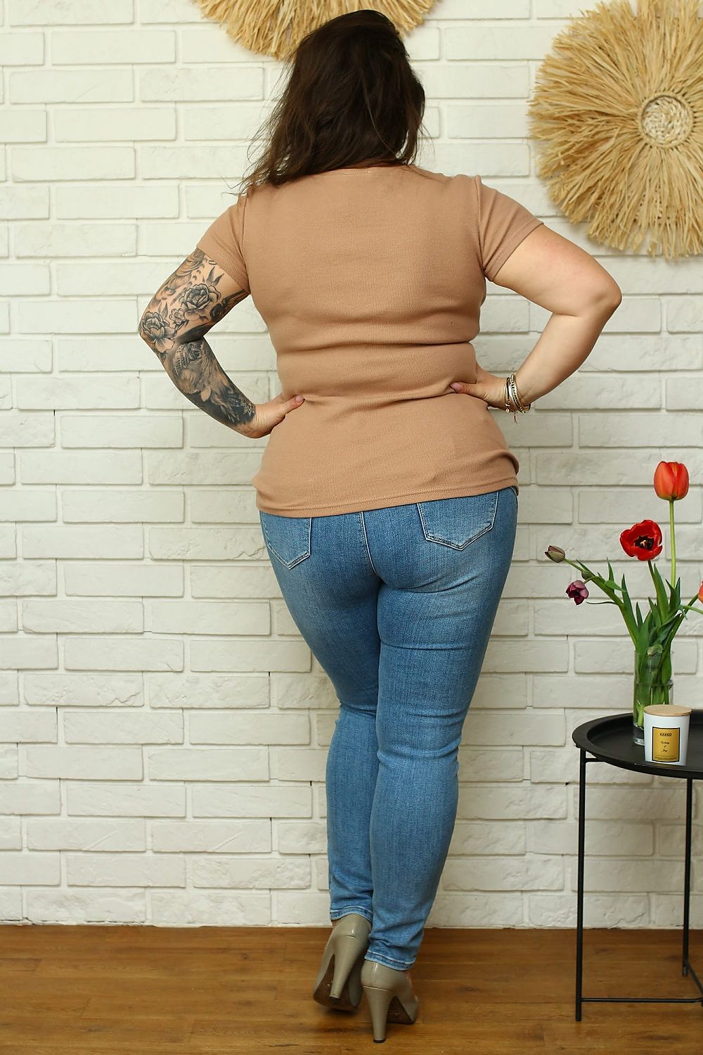 Plus size blouse model 169021