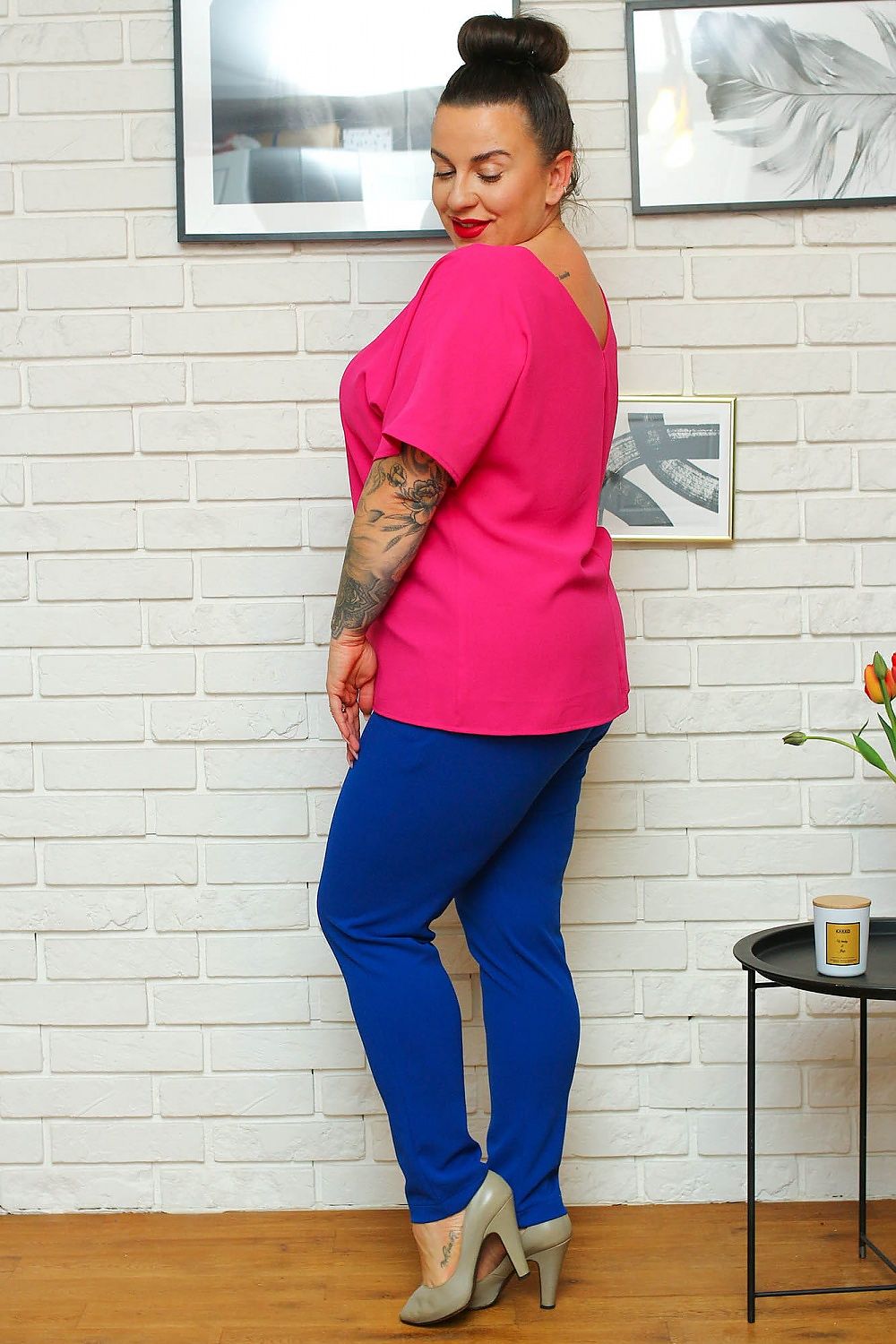 Plus size blouse model 169031