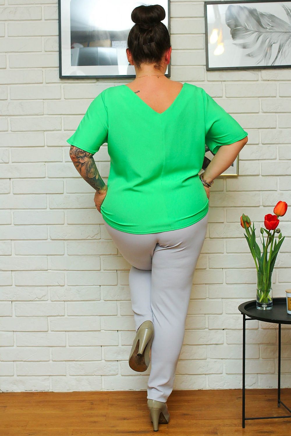 Plus size blouse model 169032