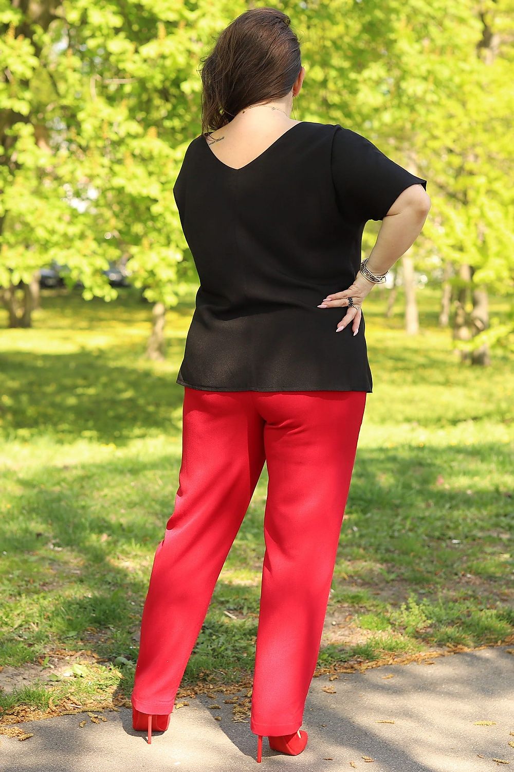Plus size blouse model 169033